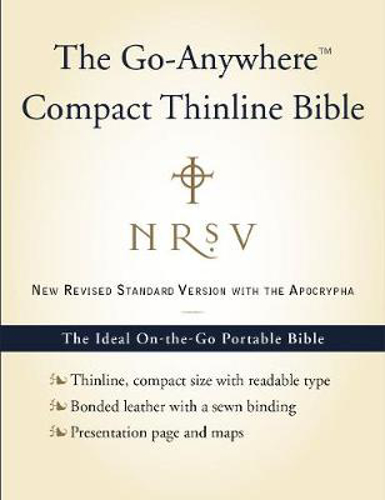 Picture of NRSV Go-Anywhere Compact Thinline Bible With the Apocrypha