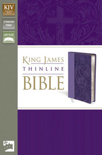 Picture of KJV, Thinline Bible, Imitation Leather, Purple, Red Letter Edition
