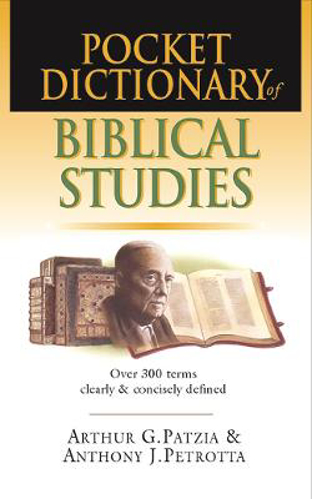 Picture of POCKET DIC BIBLICAL STUDIES