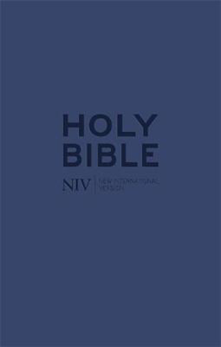 Picture of NIV Tiny Navy Soft-Tone Bible with Zip