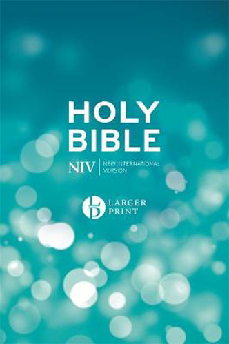 Picture of NIV Larger Print Blue Hardback Bible