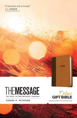 Picture of Message Deluxe Gift Bible, Brown