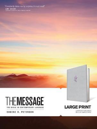 Picture of Message Bible Large Print White