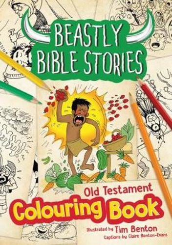 Picture of BEASTLY BIBLE STORIES COLOURING BOOK -