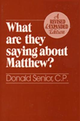 Picture of WHAT ARE THEY SAYING ABOUT MATTHEW