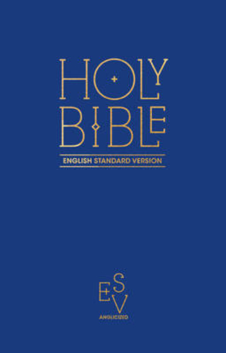 Picture of Holy Bible: English Standard Version (ESV) Anglicised Pew Bible (Blue Colour)