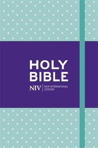 Picture of NIV Pocket Mint Polka-Dot Notebook Bible