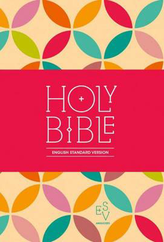 Picture of Holy Bible: English Standard Version (ESV) Anglicised Compact Edition: Printed Cloth: Petals Design