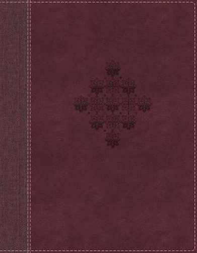 Picture of NRSV, Journal the Word Bible, Leathersoft, Burgundy, Comfort Print: Reflect, Journal, or Create Art Next to Your Favorite Verses