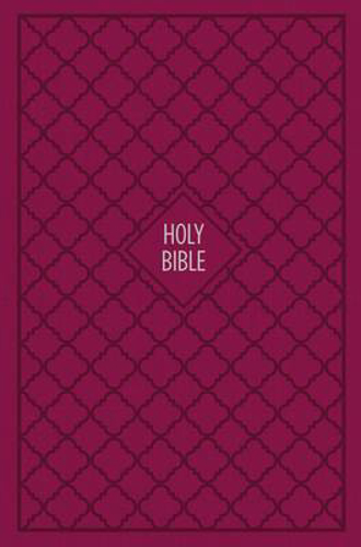 Picture of KJV, Thinline Bible, Cloth over Board, Pink, Red Letter Edition, Comfort Print
