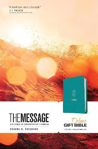 Picture of Message Deluxe Gift Bible, Hosanna Teal