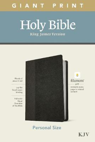Picture of KJV Personal Size Giant Print Bible, Filament Edition, Black