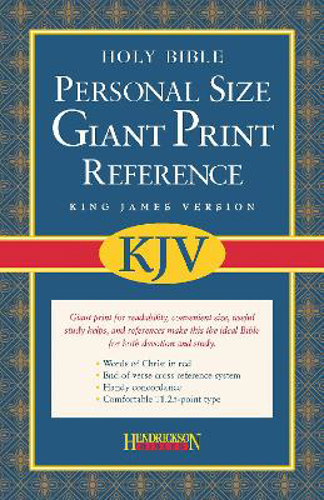 Picture of Kjv Personal Size Giant Print Reference Bible