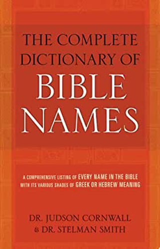 Picture of Complete Dictionary Of Bible Names