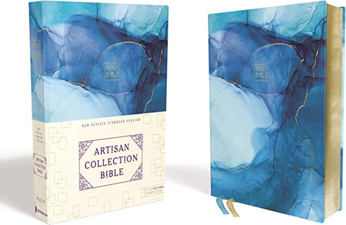 Picture of NRSV, Artisan Collection Bible, Cloth over Board, Blue, Art Gilded Edges, Comfort Print