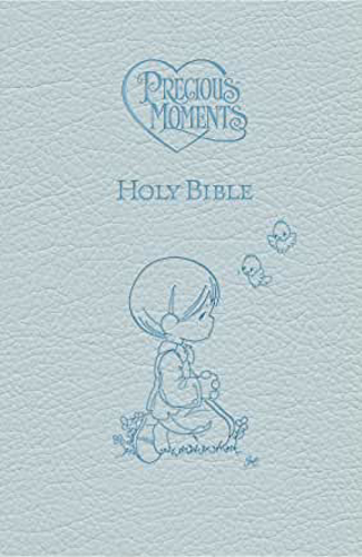 Picture of Precious Moments Holy Bible - Blue Edition