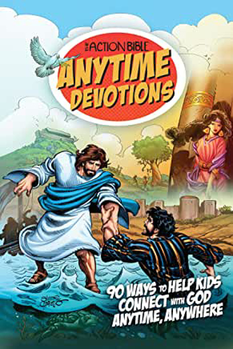 Picture of The Action Bible Anytime Devotions: 90 Ways to Help Kids Connect with God Anytime, Anywhere