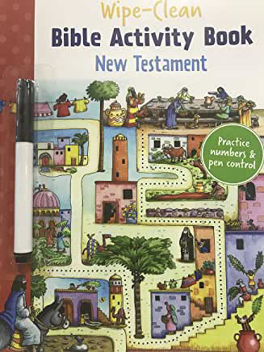 Picture of Wipe Clean Bible Activity Book New Testament