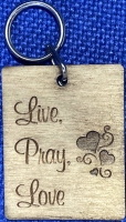 Picture of WOODEN KEYRING