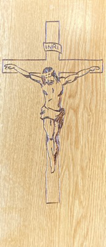 Picture of carved crucifiction