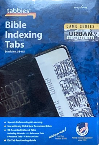 Picture of Tabbies Camo Series Bible Tabs