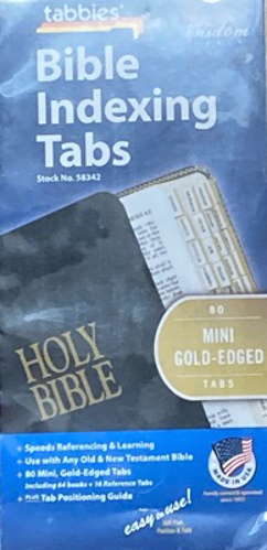 Picture of Tabbies Mini Gold Bible Tabs