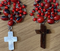 Picture of red seven sorrows rosary