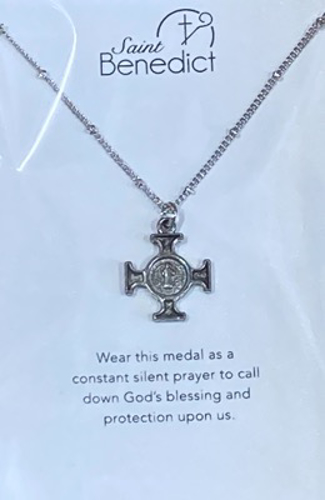 Picture of St Benedicts Cross Necklace Tt