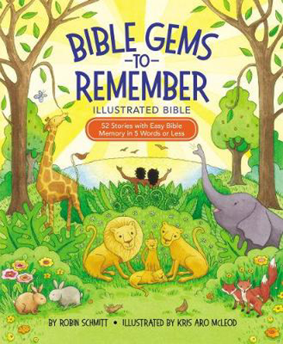 Picture of Bible Gems to Remember Illustrated Bible: 52 Stories with Easy Bible Memory in 5 Words or Less