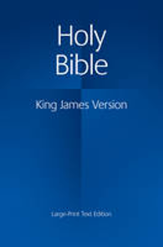 Picture of HOLY BIBLE-AUTHORIZED VERSION-LARGE PRINT