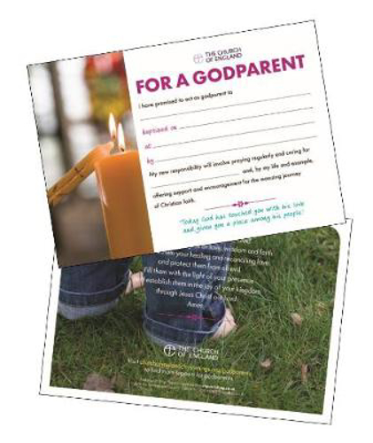 Picture of Godparent Certificate: Pack Of 20