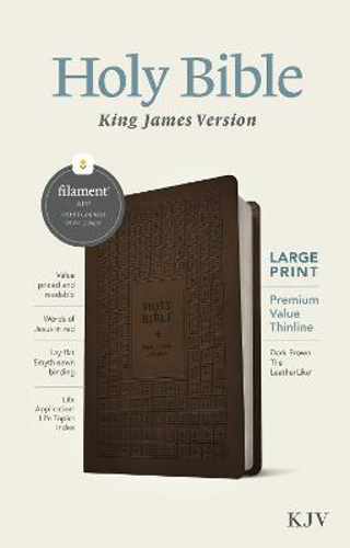 Picture of KJV Large Print Premium Value Thinline Bible, Filament Enabl