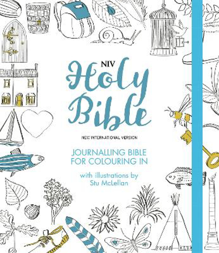 Picture of Niv Journalling Bible For Colouring In: With Unlined Margins And Illustrations To Colour In