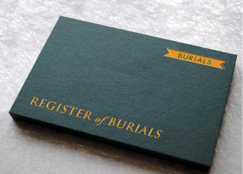 Picture of REGISTER OF BURIALS