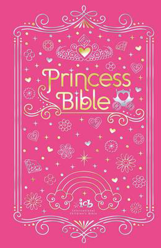 Picture of ICB, Princess Bible, Pink, Hardcover, with Coloring Sticker Book: International Children's Bible