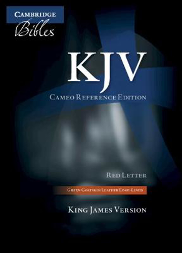 Picture of Kjv Cameo Reference Edition, Green Goatskin Leather, Red-letter Text, Kj456:xre