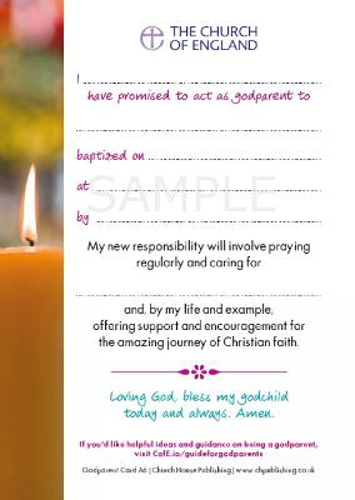 Picture of Godparent Keepsake Card (pack Of 50)