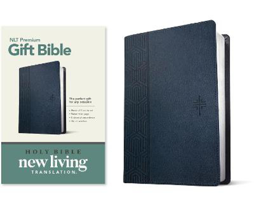 Picture of Nlt Premium Gift Bible, Blue, Red Letter
