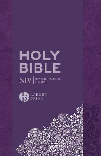 Picture of Niv Larger Print Personal Purple Soft-tone Bible