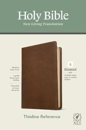 Picture of Nlt Thinline Reference Bible, Filament Edition, Brown
