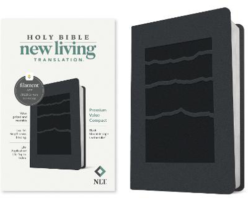 Picture of Nlt Premium Value Compact Bible, Filament Edition, Black