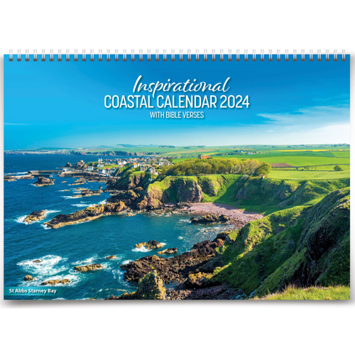 Picture of Inspirational Coastal Calendar 2024 With Bible Verses
