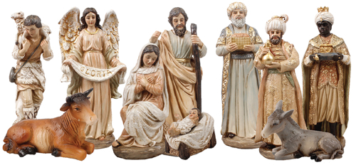 Picture of Nativity Set 10 Piece 6'' Figures 89315