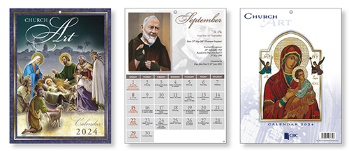Picture of Church Art Calendar 2024 Saints