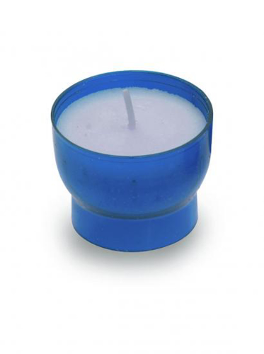 Picture of Votive Candles Blue Plastic with Skirt, 6 Hours, Pack of 500 VC06PB