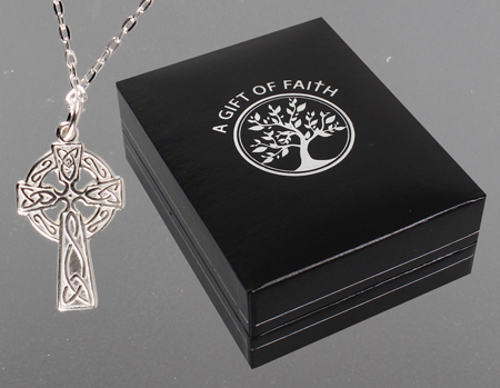 Picture of Sterling Silver Celtic Cross (CBC 69173)