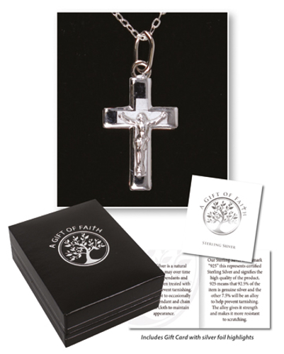 Picture of Sterling Silver Crucifix (cbc 69106)