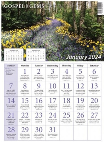 Picture of Gospel Gems Calendar 2024