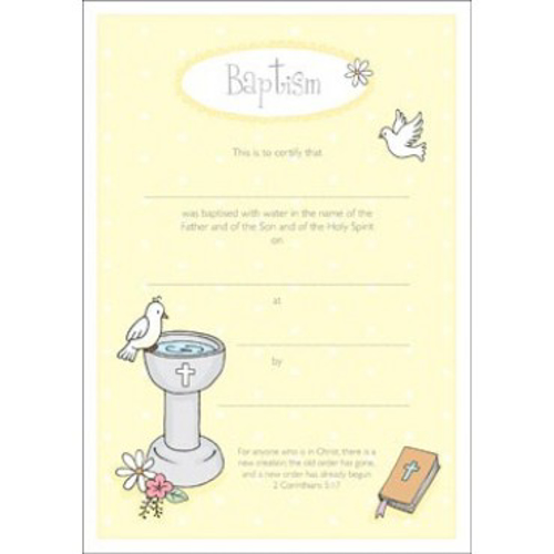 Picture of Km Baptism Certificate 1131034
