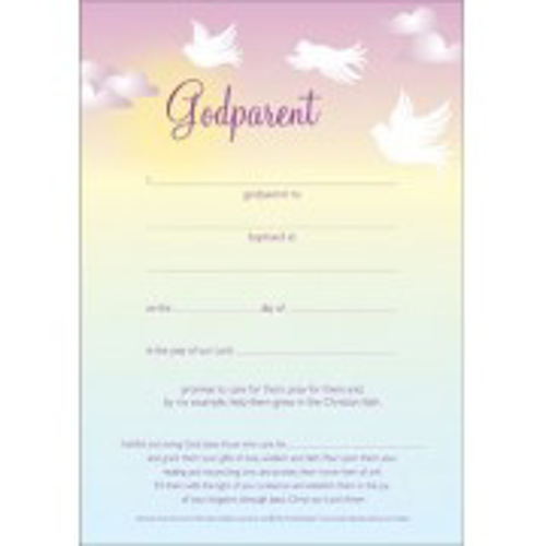Picture of km godparent certificate 1131030
